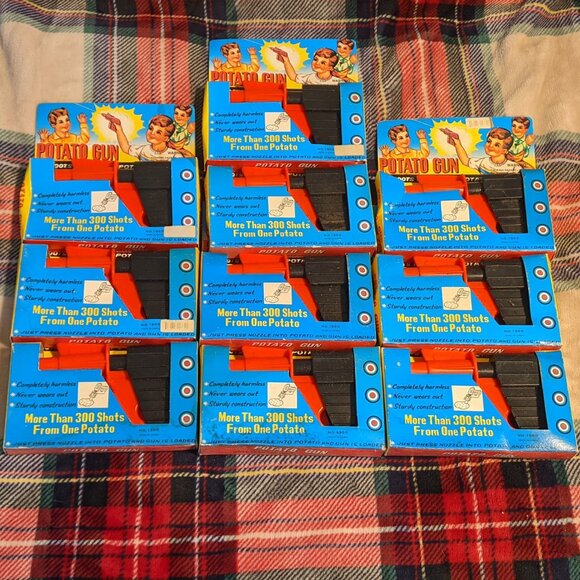 Vintage Potato Classic Kids Toy Pistol Launcher Gag Gifts - Picture 2 of 3